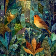 Схема вышивки «сад  хозяйки медной  горы»