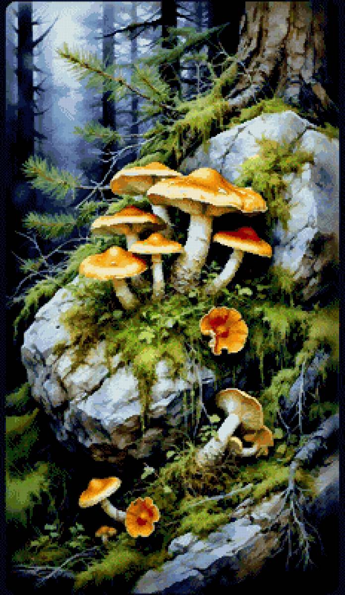 Лес - грибы - предпросмотр