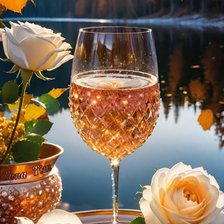 Схема вышивки «Бокал»