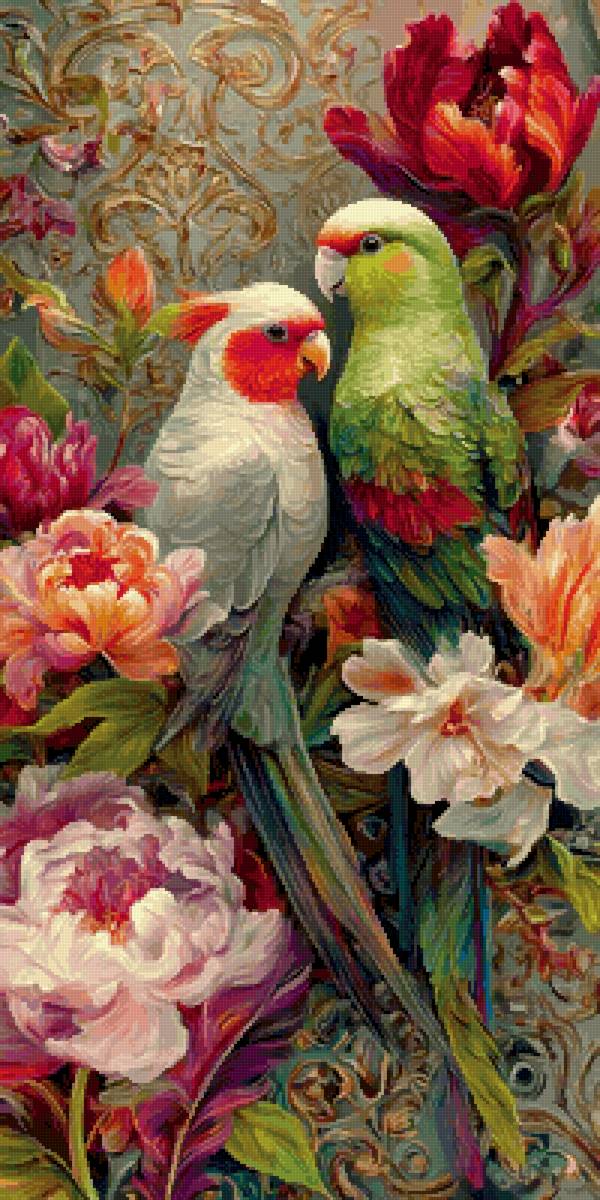 Попугайчики - предпросмотр