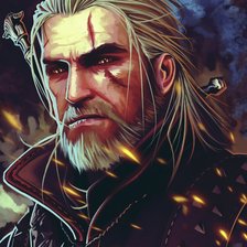 Схема вышивки «The witcher»
