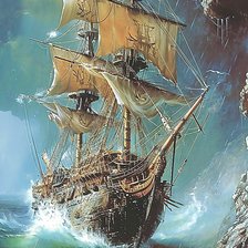 Схема вышивки «Шторм»