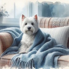 Схема вышивки «Вестик в пледе 2»