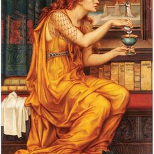 Схема вышивки «The Love Potion Evelyn de Morgan»