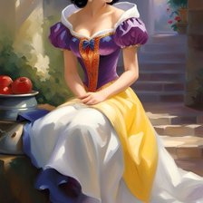 Схема вышивки «Белоснежка»