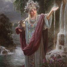 Схема вышивки «Андрей Шишкин - Дана хозяйка вод»