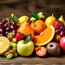 Схема вышивки «Фрукты»