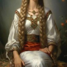 Схема вышивки «Русская красота»