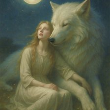 Схема вышивки «Полнолуние»