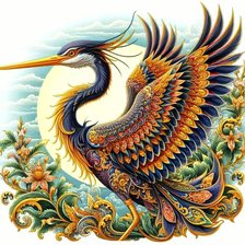 Схема вышивки «Птицы»