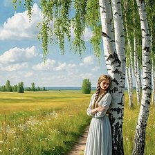 Схема вышивки «Ой ты Русь моя....»