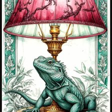 Схема вышивки «Лампа»