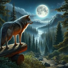 Схема вышивки «Ночной взгляд»