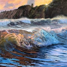 Схема вышивки «Морской пейзаж»