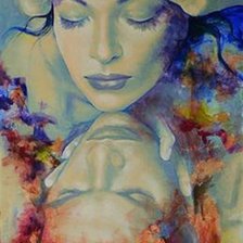 Схема вышивки «Двое»