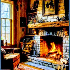 Схема вышивки «Дом»