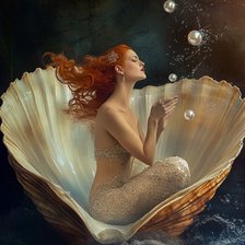 Схема вышивки «Русалочка»