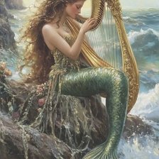 Схема вышивки «Русалочка»