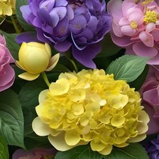 Схема вышивки «Цветочки»