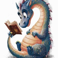 Схема вышивки «Дракончик»