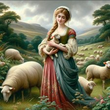 Схема вышивки «Пастушка»