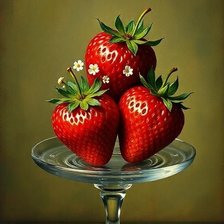 Схема вышивки «Клубничка»