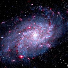 Схема вышивки «Галактика Треугольника»