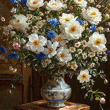 Схема вышивки «Цветы»