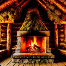 Схема вышивки «Очаг»