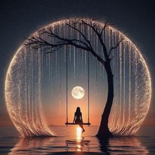 Схема вышивки «Закат»