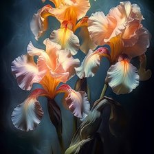 Схема вышивки «Ирисы»