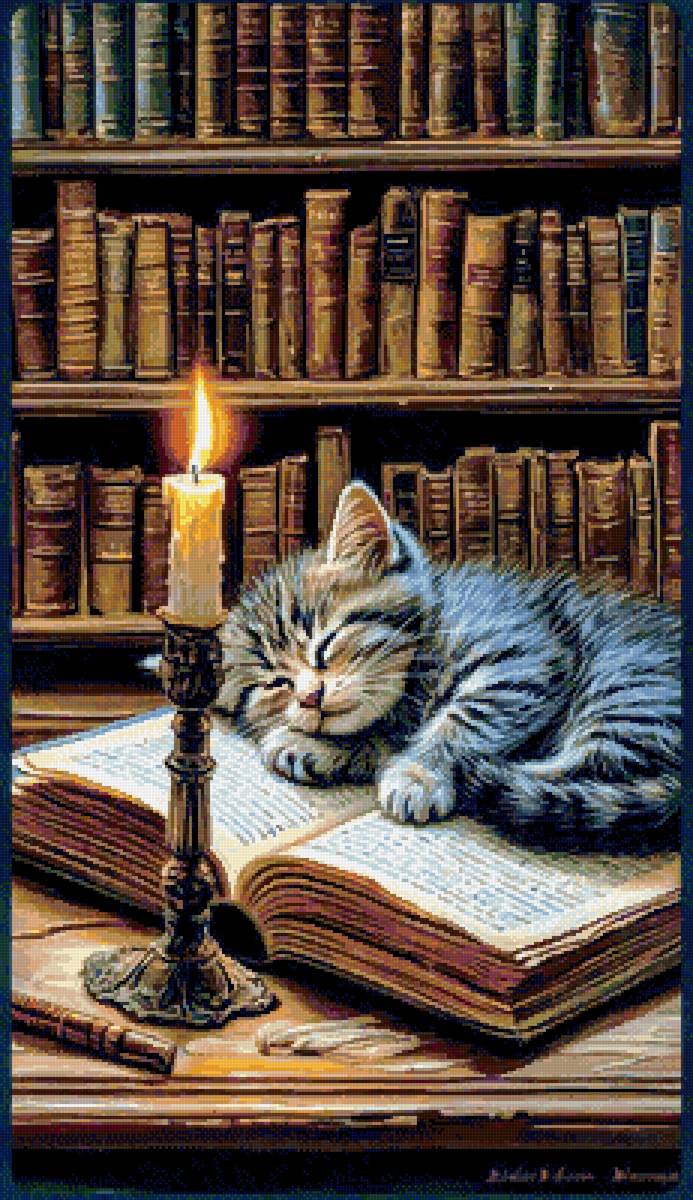 Книги - свеча - предпросмотр