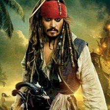 Схема вышивки «Капитан Джек Воробей»