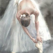 Схема вышивки «Балерина»