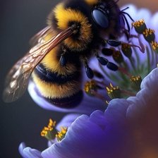 Схема вышивки «пчелка на 100 цветов»