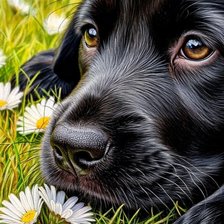 Схема вышивки «Черныш»