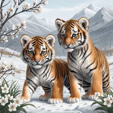 Схема вышивки «животные»