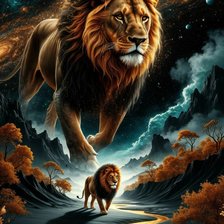 Схема вышивки «Созвездие и  зверь»