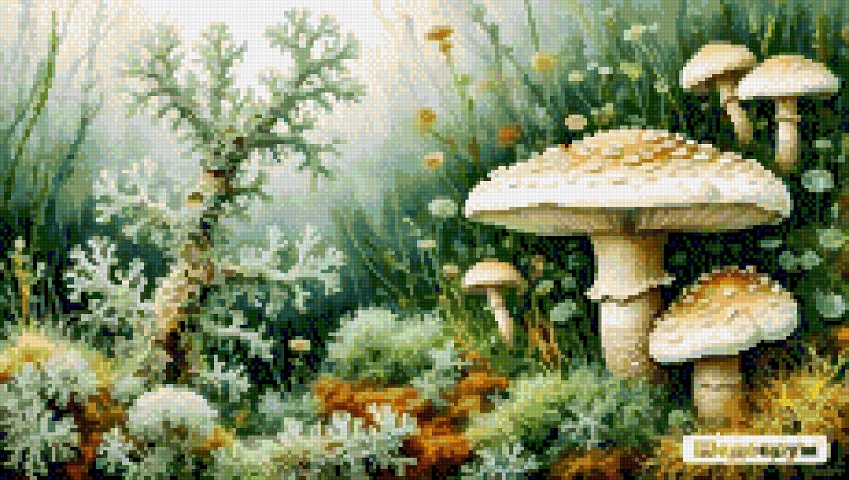 Лес - грибочки - предпросмотр