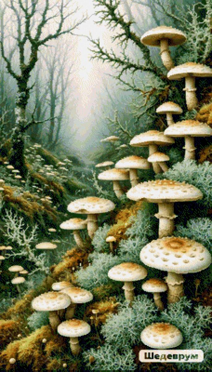 Лес - грибочки - предпросмотр