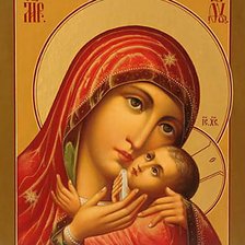 Схема вышивки «Божья матерь Касперовская»