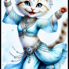 Схема вышивки «Кошки»