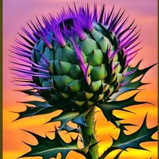 Схема вышивки «Репей»