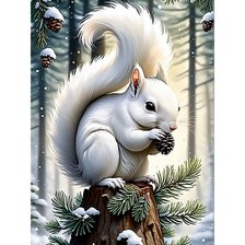 Схема вышивки «Белочка»