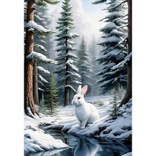 Схема вышивки «Зайчик»