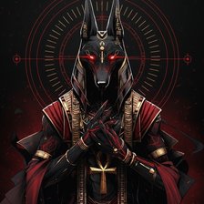 Схема вышивки «Анубис»