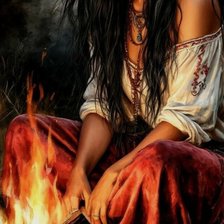 Схема вышивки «Krasavica»