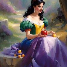 Схема вышивки «Белоснежка»