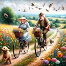 Схема вышивки «Двое»