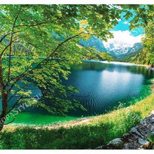 Схема вышивки «Озеро»